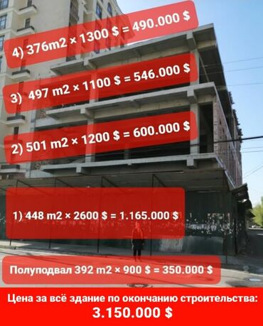 продажа зданий под снос: 500 м², Здание