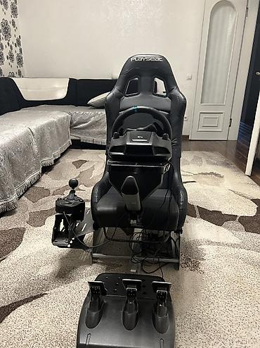 швеные машинки: Игровой симулятор Logitech G923 с креслом Playseat и КПП — 4