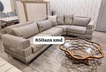 Masa və oturacaq dəstləri: Yeni, Künc divan, Açılmayan