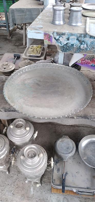 samovar: 3-KİLOLUQ, AĞIR VƏ QALIN, ALT HİSSƏSİ DÜZDÜR, SON QİYMƏT 128 AZN. - — 1