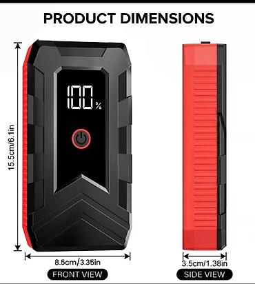 bagi prodaja: Prenosni starter za akumulator (jump starter) 12V - Snaga za — 2
