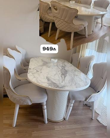masa restoran: *949₼ MASA desti :-TƏCİLİ SATILIR‼️* 8oturacaq baha alınıb — 1
