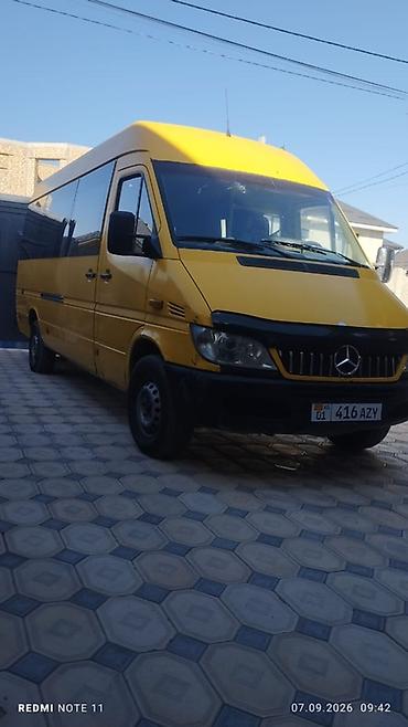 Mercedes-Benz Спринтер: 2003 г., 2.7 л, Кол менен иштөөчү, Дизель, Бус lalafo.kg да — 3 Mercedes-Benz Спринтер: 2003 г., 2.7 л, Кол менен иштөөчү, Дизель, Бус — 3