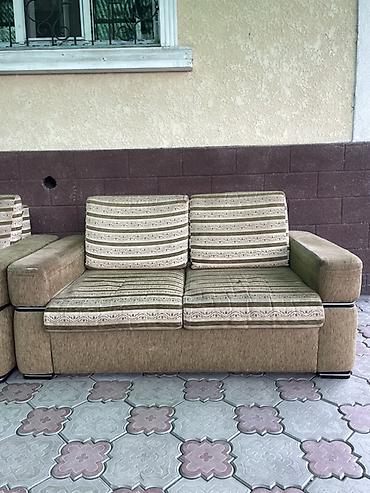 study table: Комплект мягкой мебели, Б/у, Платная доставка, Самовывоз, цвет - Бежевый — 2
