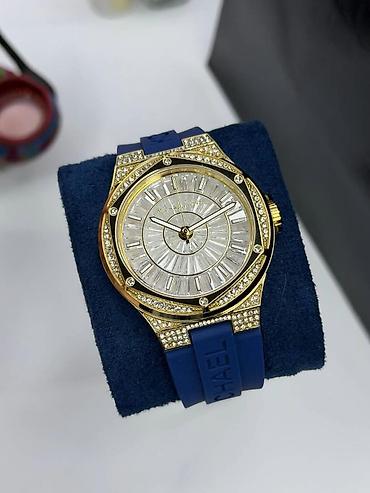 Qol saatları: Yeni, Qol saatı, Michael Kors, rəng - Mavi — 2