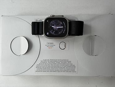 Apple Watch Ultra, титановый корпус 49 мм, ремешок Trail Loop at lalafo.kg Apple Watch Ultra, титановый корпус 49 мм, ремешок Trail Loop