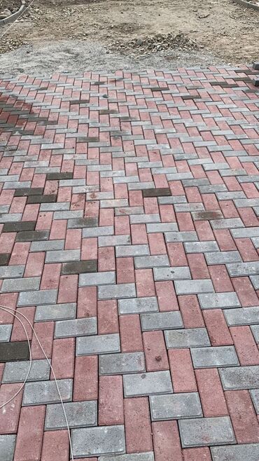 Брусчатка кирпич: Брусчатка кирпич, Для парковки, Бетонная, Прессованная, Новый, Гарантия, Бесплатный выезд, Укладка — 4