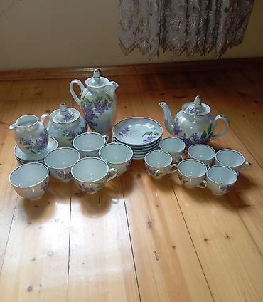 alisa home tekstil: Çay dəsti, rəng - Yasəmən, Farfor, 6 nəfərlik, SSRİ — 1