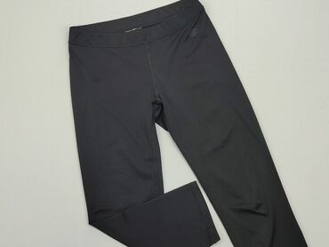 Spodnie 3/4 S (EU 36), stan - Bardzo dobry, wzór - Jednolity kolor, kolor - Czarny