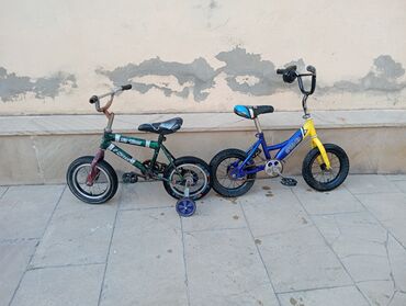 velosiped 26: Б/у Четырехколесные Детский велосипед 12", скоростей: 9, Самовывоз