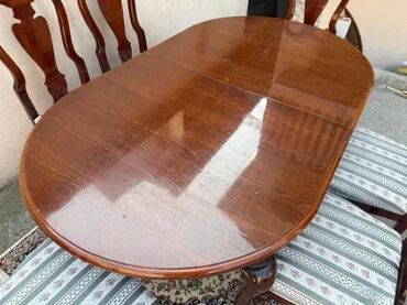 Stilske garniture: Stilski CHERRY trpezarijski sto i 6 stolica - ODLIČNO STANJE 🍽️✨ — 11
