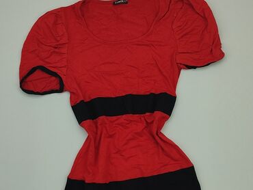 czerwone sukienki z falbanami: Sukienka, S, stan - Bardzo dobry