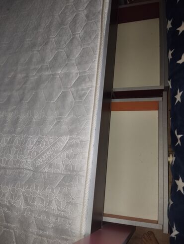 İkimərtəbəli uşaq çarpayıları: Oğlan və qız üçün, Çarpayı, Matras ilə, Siyirməli, Laminat — 7