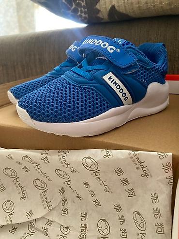 nike react: Синие детские кроссовки от KINDDOG. Модель имеет легкий дышащий верх — 2
