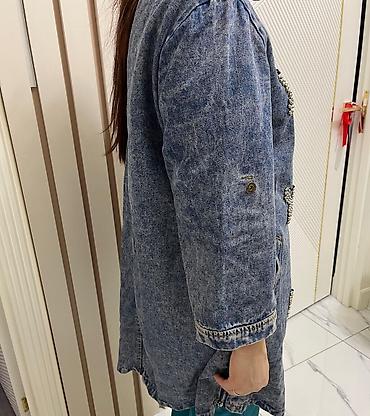 jeans: Cins gödəkçə/plaş – qadın üçün.qapali xanımlar üçün daha — 2