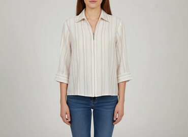 koszula w paski mohito: Women's blouse, size L