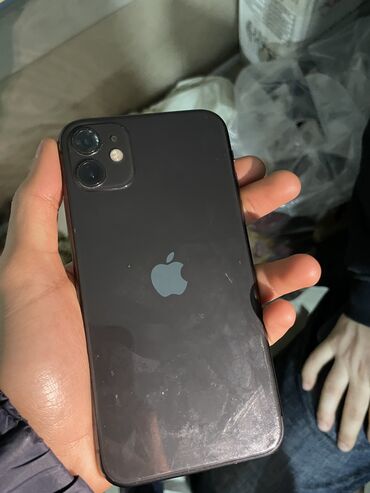 Apple iPhone: IPhone 11, 128 GB, Black Titanium, Zəmanət, Barmaq izi, Simsiz şarj