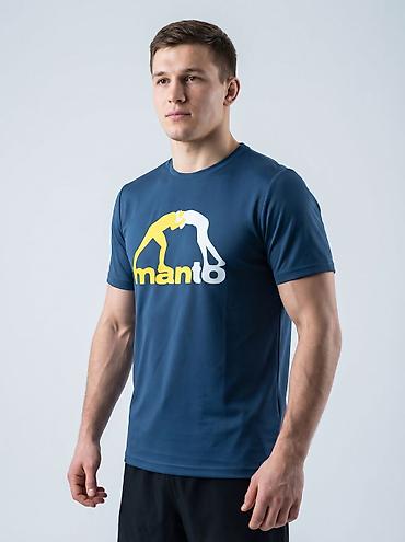 Kişi geyimləri: Futbolka, Manto, M, rəng - Mavi — 1