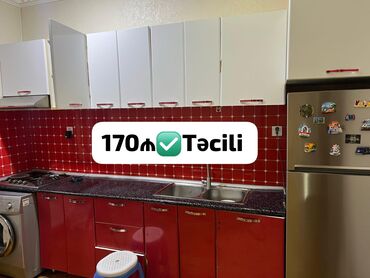 metbex ucun asma tavanlar: Mətbəx mebeli satılır 170₼. Yaxşı vəziyyətdədir. Üzərində moyka