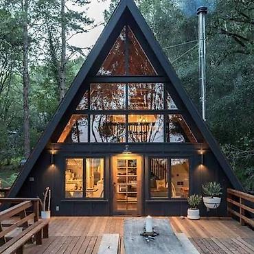 a frame tikintisi: A-FRAME EVLƏRİN TİKİNTİSİ – SİFARİŞ QƏBUL OLUNUR Modern dizayn — 3