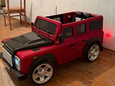 Uşaq üçün elektrik maşınları: Uşaq üçün elektrikli minik maşını – Land Rover Defender üslubunda - — 1