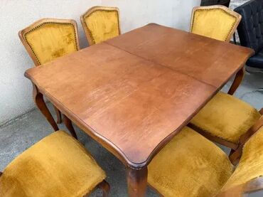 Stilske garniture: Stilski trpezarijski sto sa 6 stolica 🍽️✨ Sto sa 6 stolica u — 7