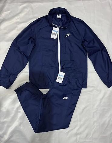 Мужской спортивный костюм, XL, Nike, Новый, цвет - Синий, Самовывоз at lalafo.kg Мужской спортивный костюм, XL, Nike, Новый, цвет - Синий, Самовывоз