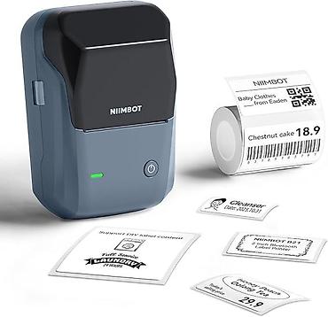 Ofis avadanlığı: Niimbot B1 termoprinter. blutuz ilə telefona qoşulur və telefondan — 3