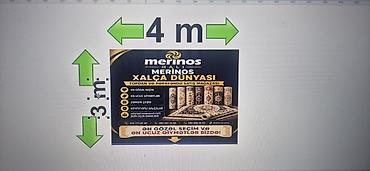 buklet capı: Banner,Vinil,Setka vinil. çapı. İşıqlı qabarıq hərflər,Neon. Hər növ — 9