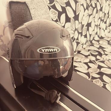 ucuz moto: YAWA motosiklet dəbilqəsi - Tip: Jet/yarımüzlü model - Rəng: Qara — 5