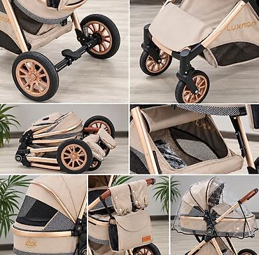 Modullu arabalar: Luxmom beşik-tipli uşaq arabası - 2-si 1-də sistem: beşik tipli — 3