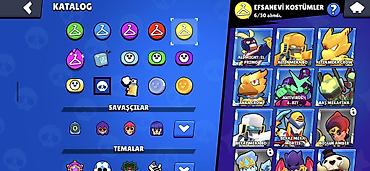 şam diskler: Brawl Stars oyunu üçün hesab - Kupa yolu: 20,213 - Prestij: 2 - Hesab — 6