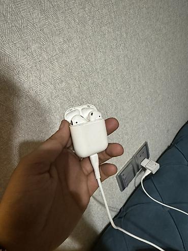 iphone 7 naushniki: Simsiz qulaqcıqlar (ağ), şarj qutusu ilə - Qulaqcıq tipi: TWS (tam — 1