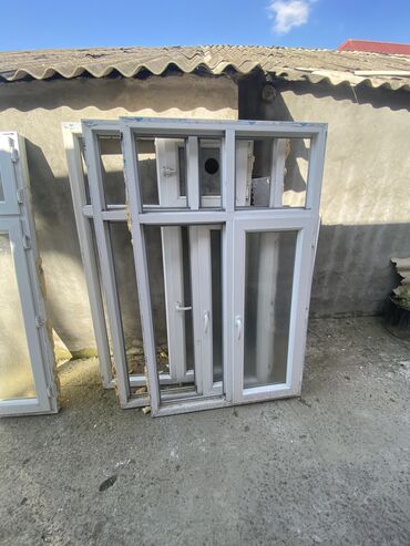 Ağcaqanad torları: İşlənmiş İki qat şüşə paketi Plastik pəncərə, Еni: 103 sm, Uzunluğu: 178 sm