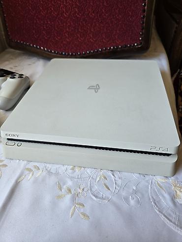Техника и электроника: PlayStation 4 Slim (ağ rəng) 500GB İdeal vəziyyətdə, heç bir problemi — 5