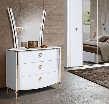 Спальные гарнитуры: Спальный гарнитур, цвет - Белый — 9