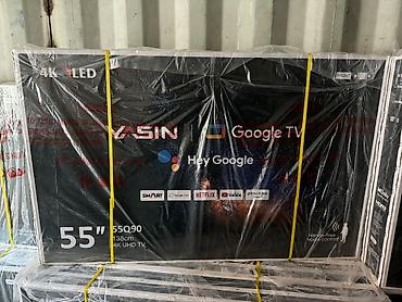 google: Телевизоры yasin 55q90 140 см 55" 4k Срочная акция (google tv) - — 2