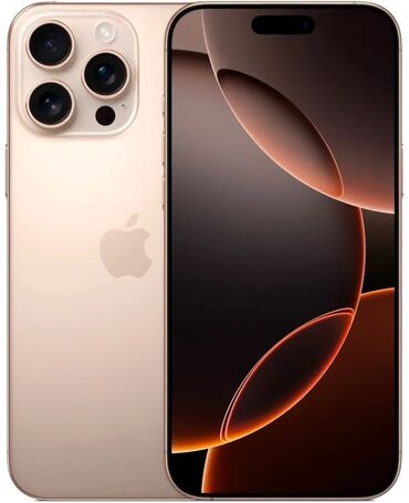 айфон 13 про макс бу цена в бишкеке: IPhone 16 Pro, Жаңы, 512 ГБ, Desert Titanium, Заряддоочу түзүлүш, Коргоочу айнек, Кабель, 100 %