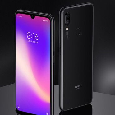 игровой ноутбук бу: Redmi, Redmi Note 7, Новый, 64 ГБ, цвет - Черный, 2 SIM