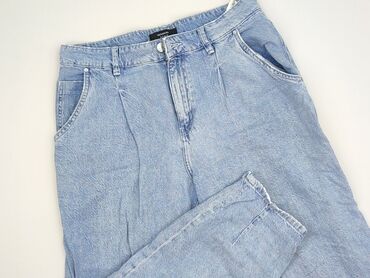 plisowane spodnie reserved: Denim, Jeans for women, size XL (EU 42)