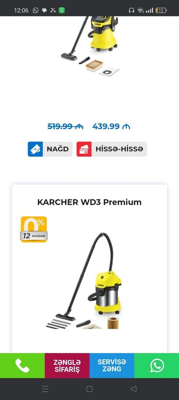 Tozsoran Karcher, Quru təmizləmə, Kredit var