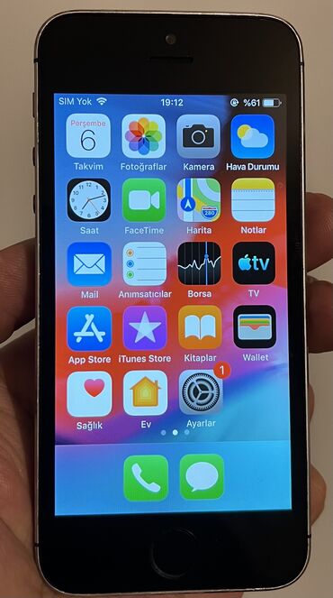 Apple iPhone: IPhone 5s, 32 GB, Gümüşü