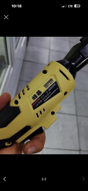 Аккумуляторный угловой гайковерт/трещотка 21V - Тип: электрическая