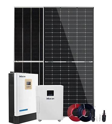 infrostruktur: 10kw hibrid günəş enerji sistemi Quraşdırma və çatdırılma qiymətə — 1