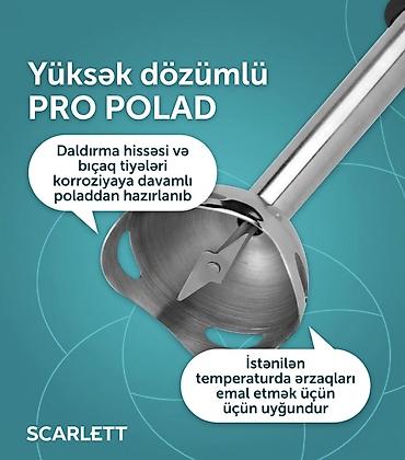 Блендеры: Scarlett əl blenderi – 3-ü 1-də çoxfunksiyalı mətbəx yardımçısı - — 4