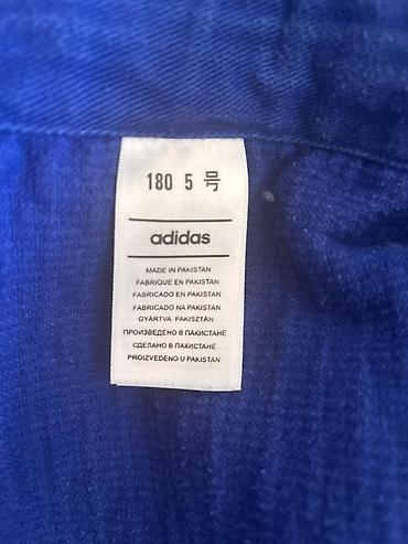 champ: Кимоно для дзюдо adidas Champion II, синее идеальное состояние — 3