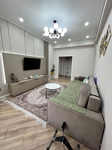королевский: 1 комната, 52 м², Асанбай мкр Элитка, 2 этаж, Свежий ремонт — 10