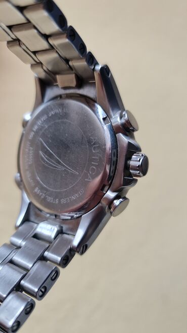 Ručni satovi: Nautica muški hronograf sat – čelik, 100 m - Kućište i narukvica od — 3