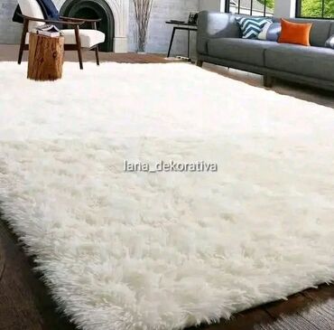 zavese bele: Carpet, Rectangle, color - White