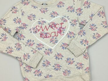 bluzka w kwiaty krótki rękaw: Bluzka, George, 7 lat, 116-122 cm, stan - Dobry